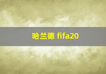 哈兰德 fifa20